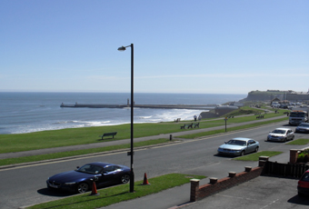 Sea views, Wheeldale Guesthouse, Whitby UK.
