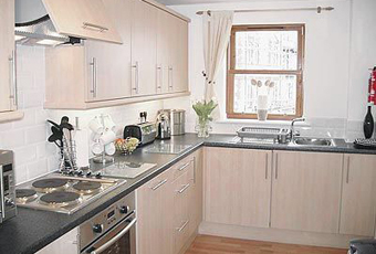 Light and airy modern kitchen.
