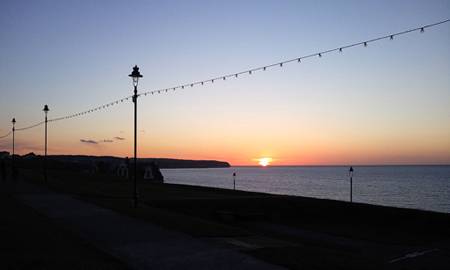 Sunset on the West Cliff