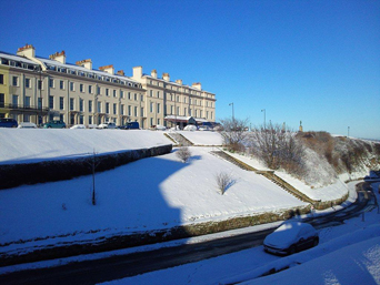 Khyber Pass in the snow Photo