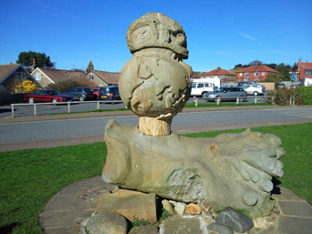 Millenium Statue Robin Hood's Bay Photo