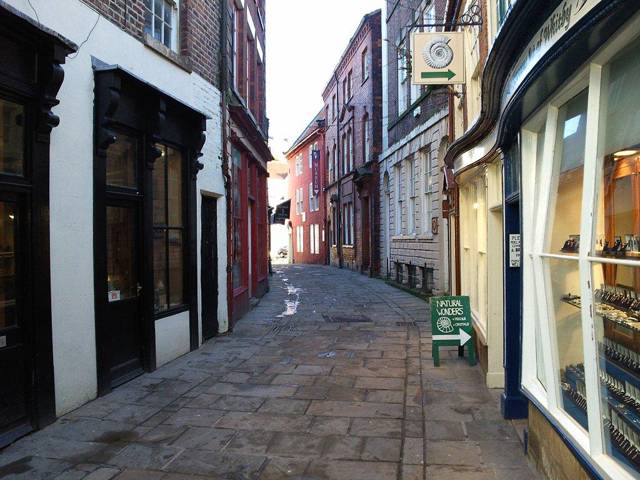 Grape Lane, Whitby Uk photograph