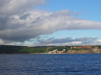 Runswick Bay from the Sea Photo