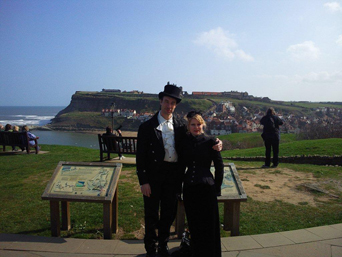 Couple at Whitby Goth Weekend Photo