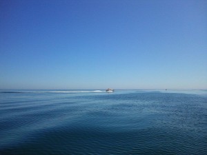 Boats out at Sea