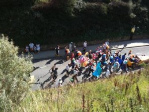 A photo of the Children's fancy dress parade on Regatta Monday