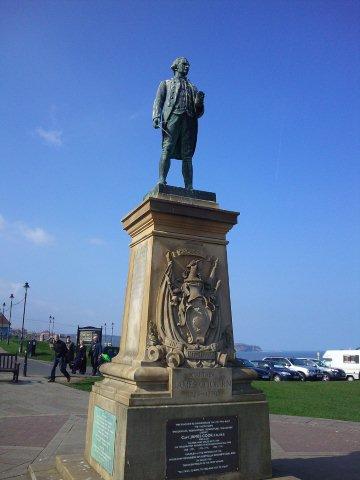 Photo of Captain Cook's Statue in Whitby