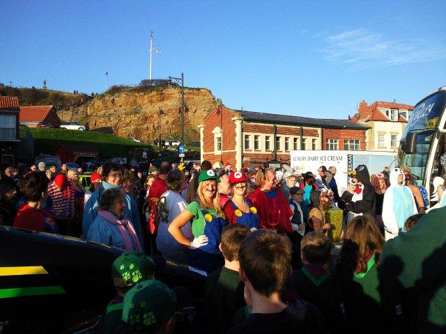 Photo of Mario and Luigi Fancy Dress in Boxing Day Dip