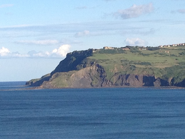 A view of Ravenscar from Robin Hood's Bay