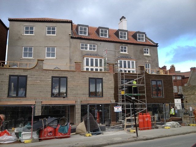 A photo of the refurbished New Angel Hotel, Whitby