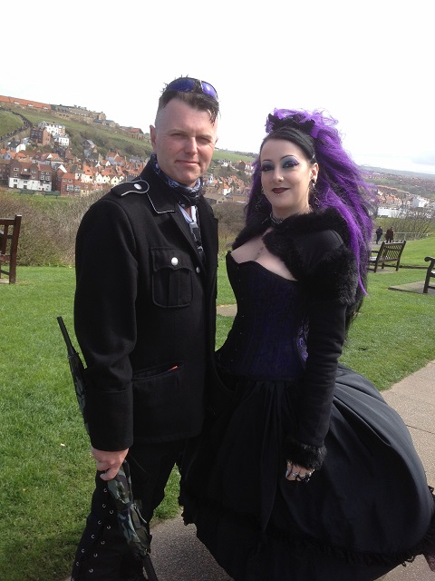 Photo of Gothic Couple near the Whalebones