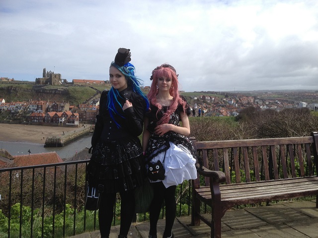 Photo of two Gothic girls