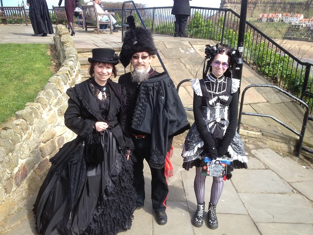 Photo of a family of Goths