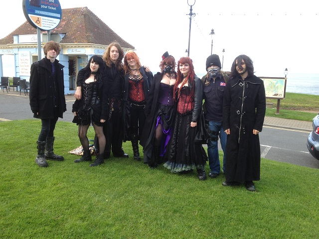 Photo of a group of Goths