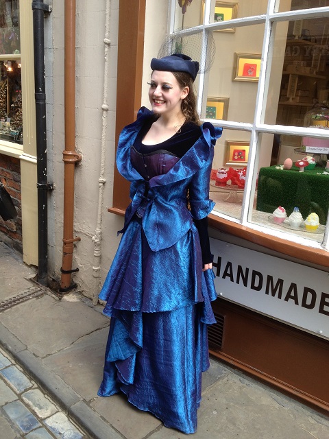 A photo of a gothic girl on Church Street
