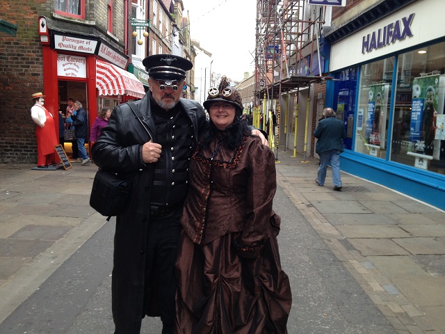 Photo of two Goths in Baxtergate