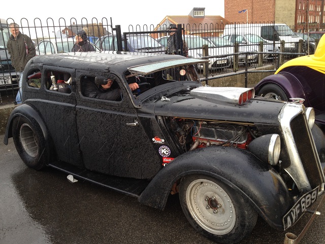 Photo of black car at the Kustom Kar showground