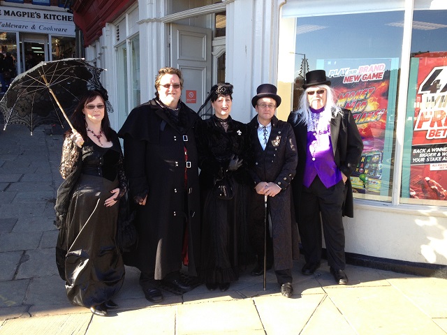 Photo of Gothic Group near the bridge inWhitby