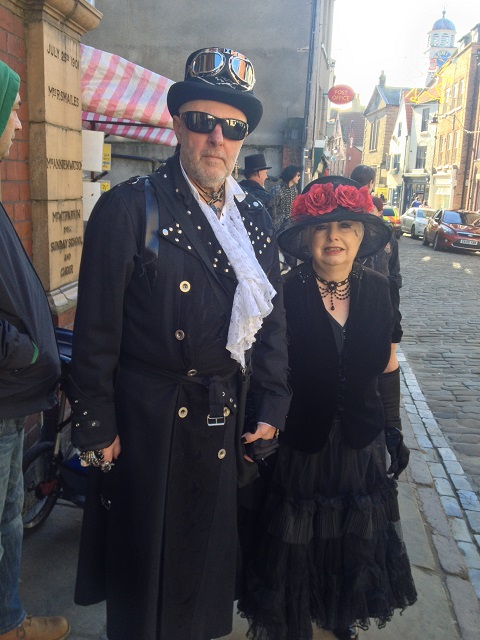 Photo of Gothic couple on Church Street