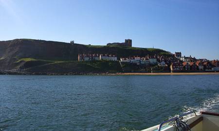 Whitby, Yorkshire from the Sea