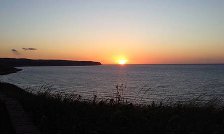 Sunset on  West Cliff