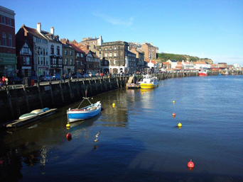 Whitby Harbour and Pier Roa Photo
