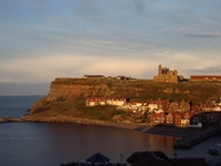 Whitby Town Sunset photo
